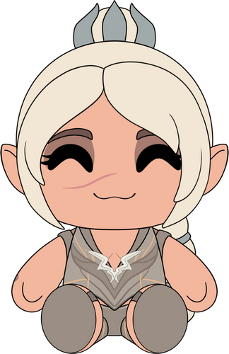 Concept of Selunite Shadowheart Plush (9in)