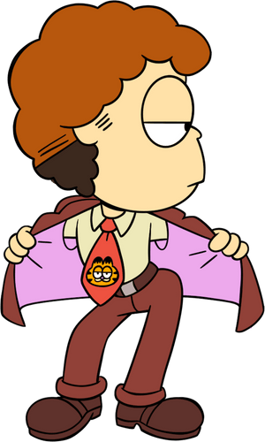 Concept of Garfield Disco Fever pin