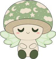 Snoozeshroom Plush (9in)