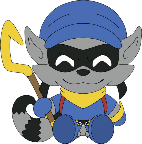 Concept of Sly Cooper Plush (9in)