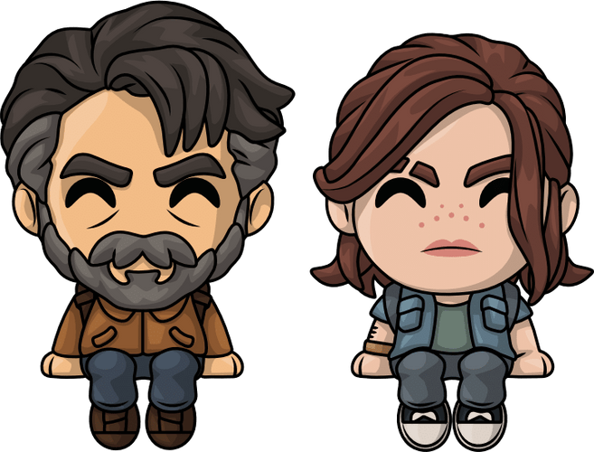 Concept of Joel & Ellie Monitor Buddiez