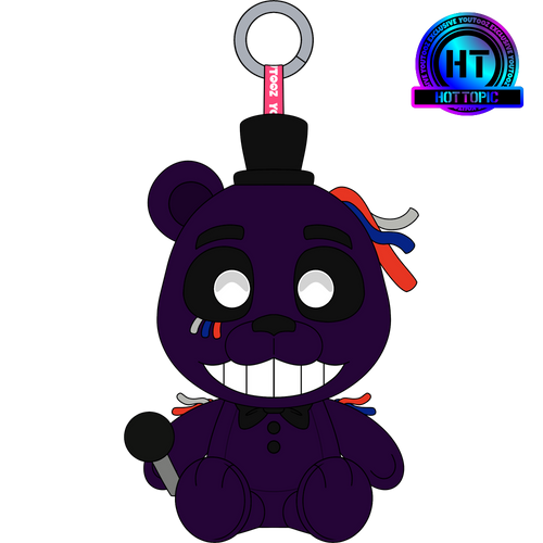 Concept of Shadow Freddy Keychain (5in)