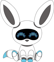 Fennec Fox Bot Plush (9in)
