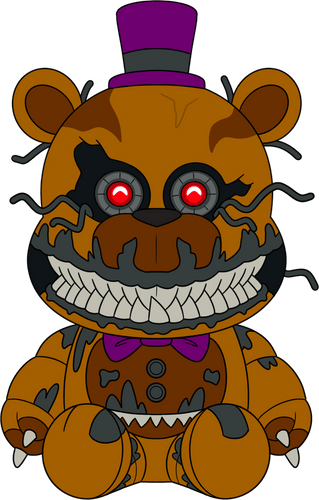 Concept of Nightmare Fredbear Plush (9in)