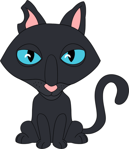 Concept of Coraline Cat Plush (9in)