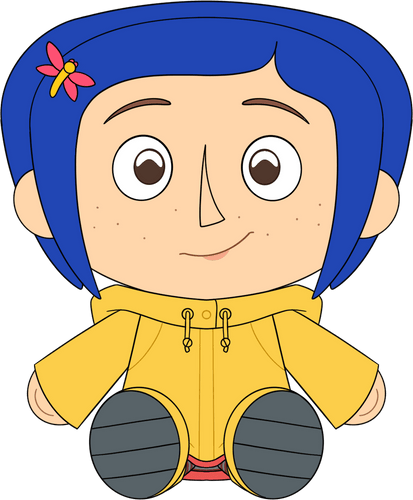 Concept of Coraline Plush (9in)
