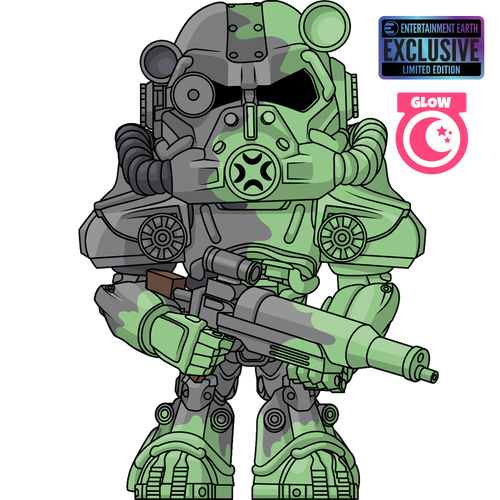 Concept of Glow in the Dark T-60 Power Armor