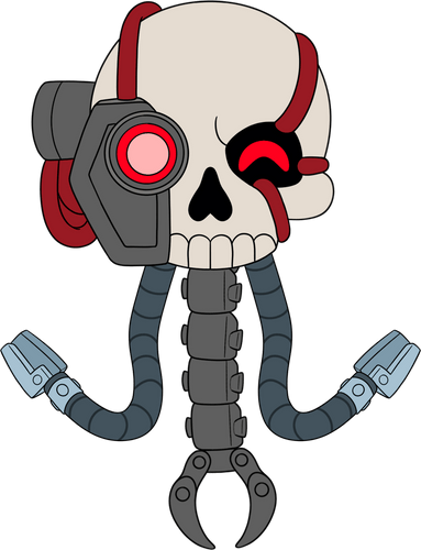 Concept of Servo Skull Shoulder Rider (6in)