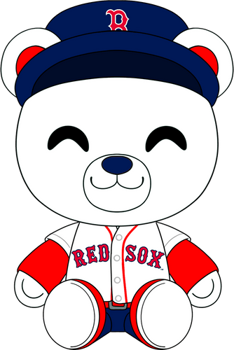 Concept of Boston Red Sox Bear Plush (9in)