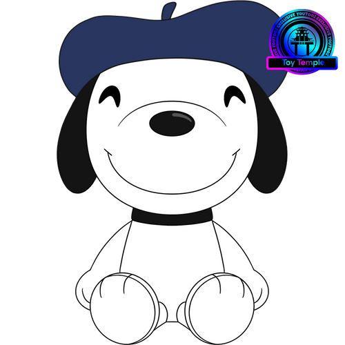 Concept of French Snoopy Plush (9in)