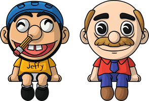 Jeffy & Marvin Monitor Buddiez