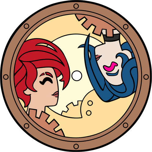 Concept of Vi & Jinx Record Pin