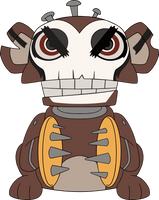 Wind Up Monkey Plush (9in)