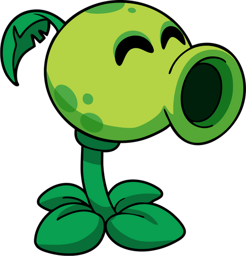 Concept of Peashooter Pin