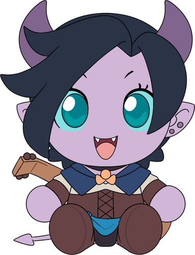 Concept of Pepper the Bard Plush (9in)