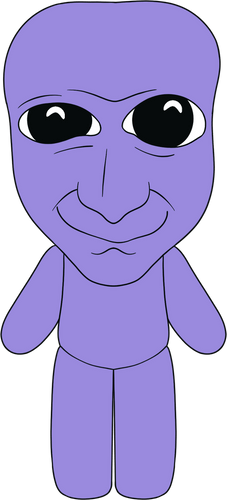 Concept of Ao Oni Plush (9in)