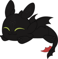 Toothless Shoulder Rider (6in)