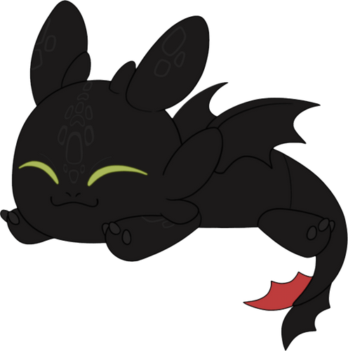 Concept of Toothless Shoulder Rider (6in)