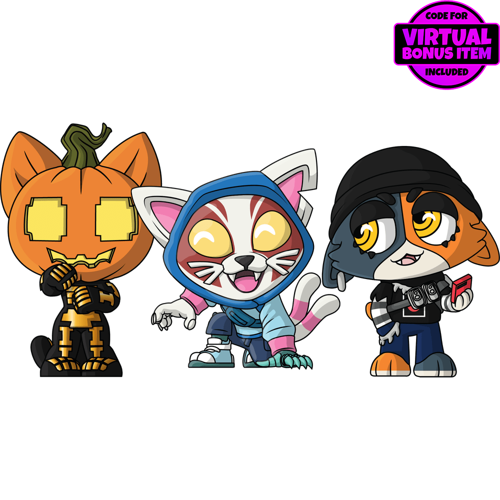 Spice, Nyanja & Meowskulls Minitooz – Youtooz Collectibles Spice, Nyanja & Meowskulls Minitooz – Youtooz Collectibles