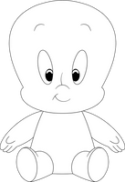 Casper the Friendly Ghost Plush (9in)