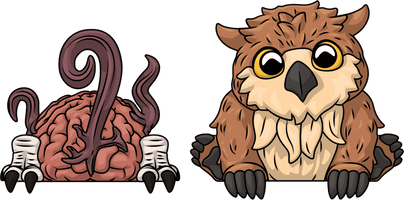 Us & Owlbear Monitor Buddiez