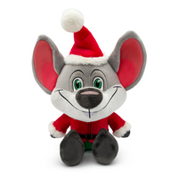 Chuck E. Cheese Christmas Edition Plush (9in)