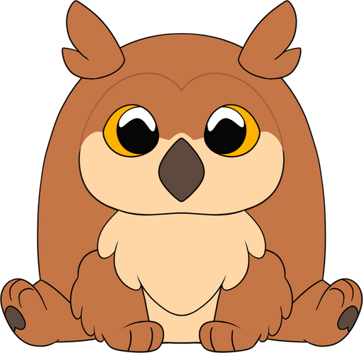 Concept of Owlbear Plush (9in)
