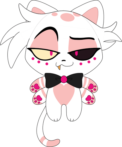 Kitty Angel Dust Keychain (5in)