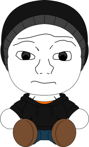 Wojak Plush (9in)