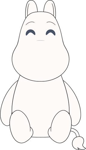 Concept of Moomin Sit Plush (9in)