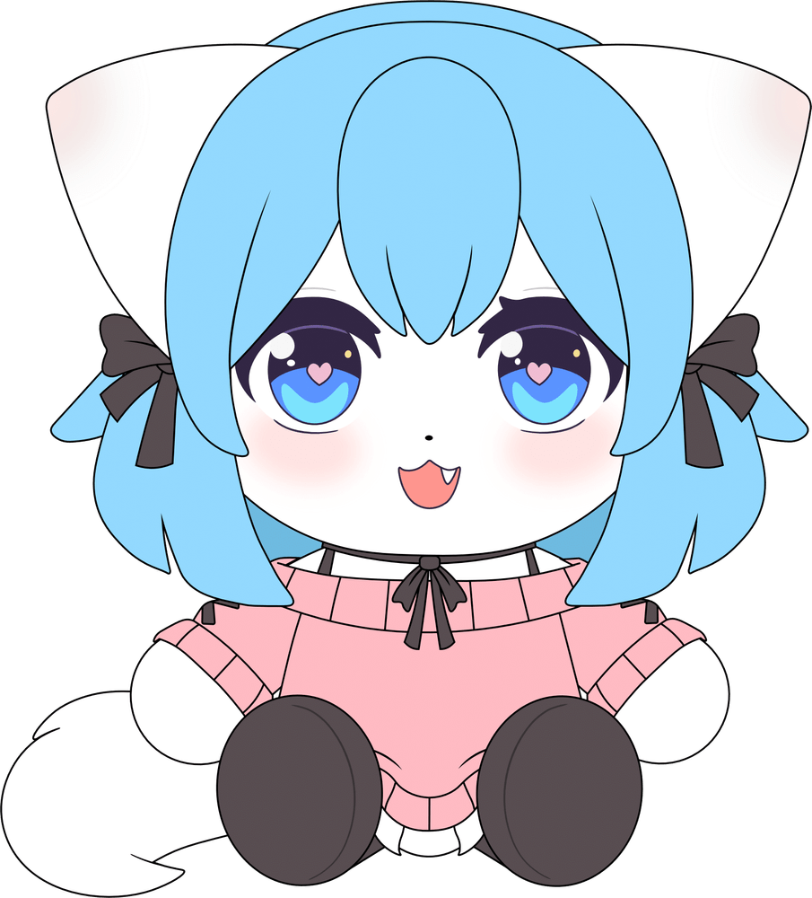 Valentine's Wolfychu Plush (9in)