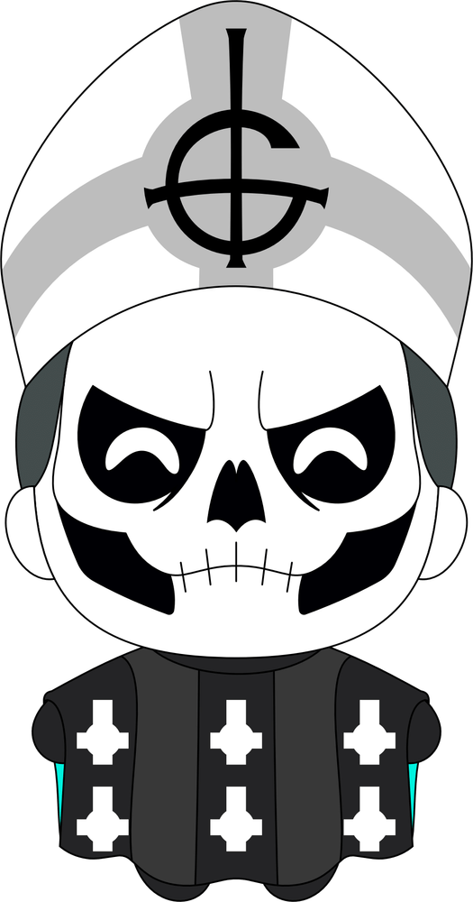 Papa II Keychain (5in)