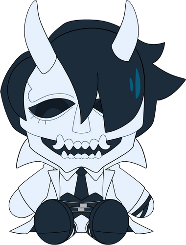 Neon White Plush (9in)