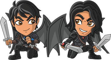 Azriel and Cassian
