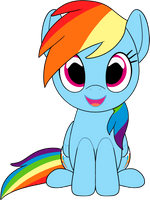 Rainbow Dash Plush (9in)