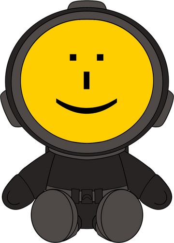 Concept of Content Warning Yellow Plush (9in)