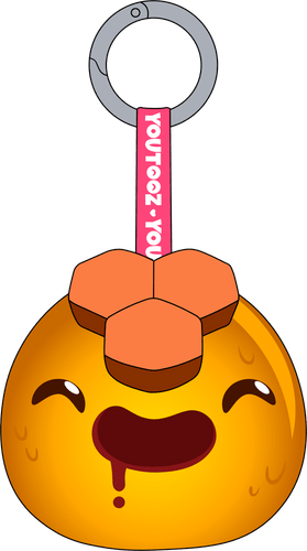 Honey Slime Keychain (5in)