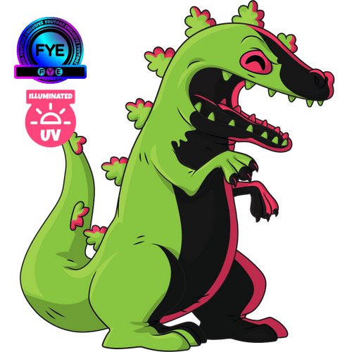 Concept of Illuminated Reptar