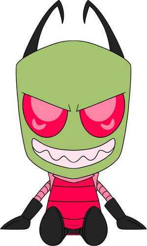 Concept of Zim Plush (9in)