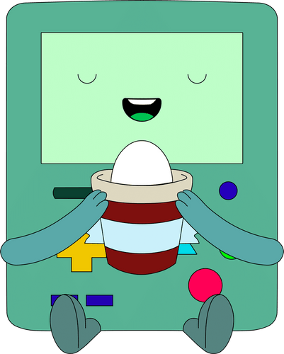 Pregnant BMO Plush (9in)