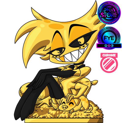 Concept of Gold Chrome Angel Dust