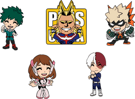 My Hero Academia Pin Set