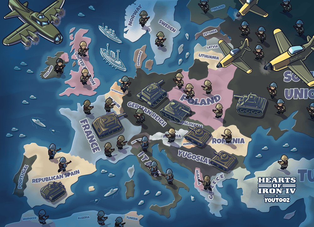 1936 Europe Puzzle