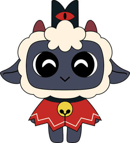 The Lamb Keychain (5in)