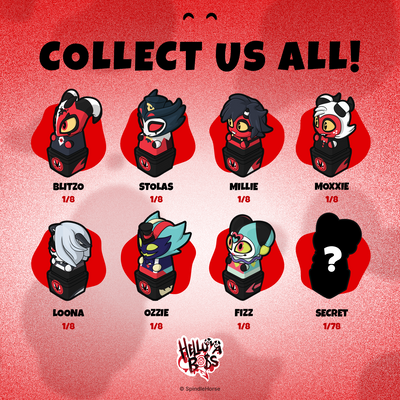 Helluva Boss Keycap Blind Box