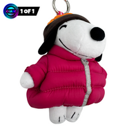Puffer Jacket Snoopy Keychain (5in)