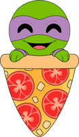 Donatello Pizza Plush (9in)