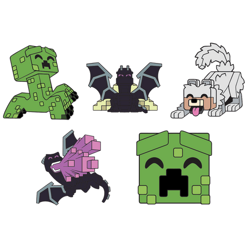 Concept of Minecraft Pin Set