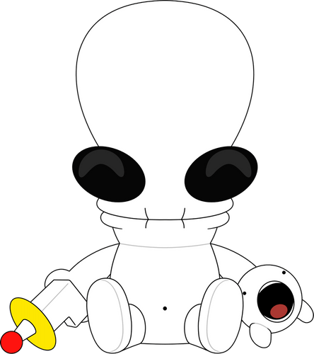 BungBung Alien Plush (9in)