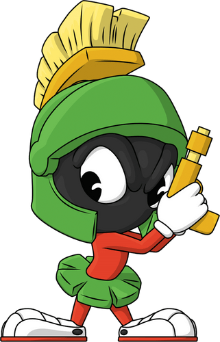 Concept of Marvin The Martian